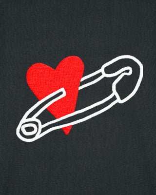 T-shirt Classic Brodé "Coeur Pins"