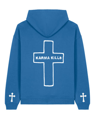 Hoodie Oversize Brodé "Karma Kills"