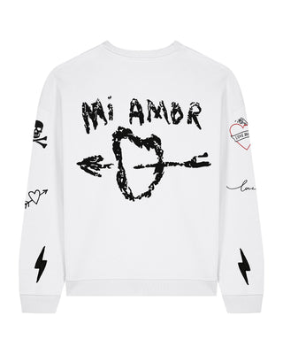 Sweatshirt Oversize Brodé "Mi Amor"