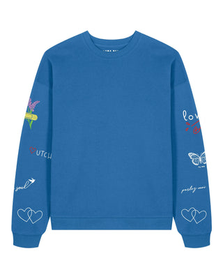 Sweatshirt Oversize Brodé "Sweetheart"