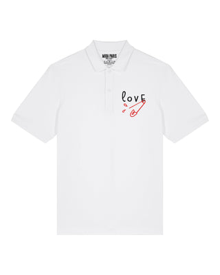 Polo Brodé "Love"