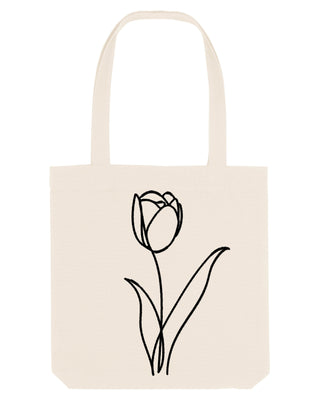 Tote Bag Brodé "Fleur"