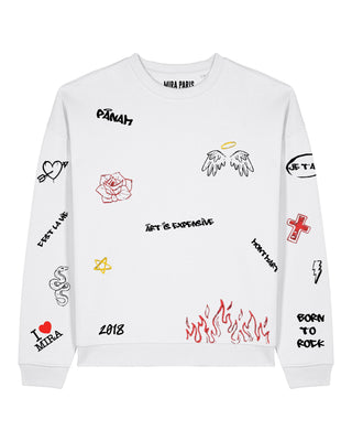 Sweatshirt Oversize "Graffiti Mira"