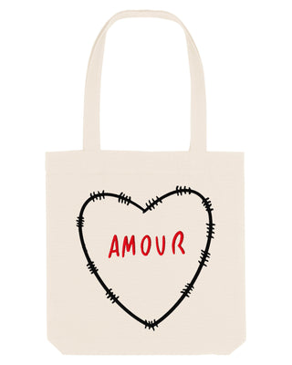 Tote Bag Brodé "Amour"