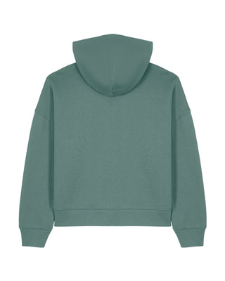 Cropped Hoodie Brodé "Waves"