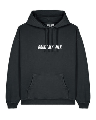 Hoodie Oversize Brodé "Drink My Milk"