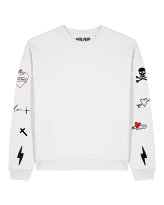 Sweatshirt Oversize Brodé "Mi Amor"