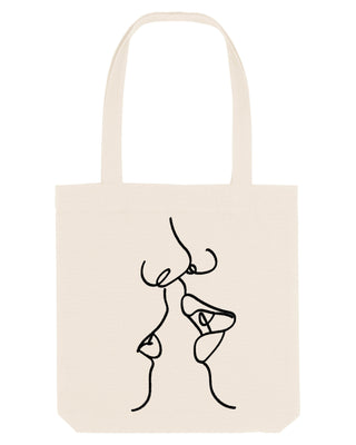 Tote Bag Brodé "Kiss"