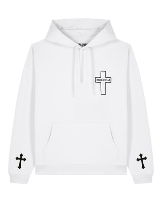 Hoodie Oversize Brodé "Karma Kills"
