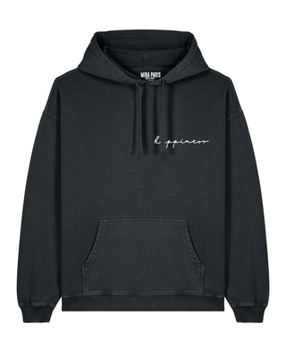 Hoodie Oversize Brodé "Happiness"