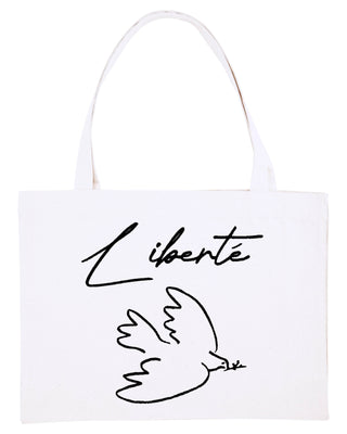 Shopping Bag Brodé "Liberté"