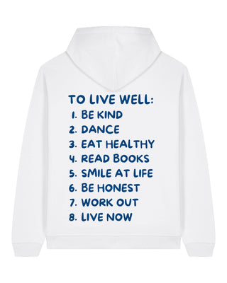 Hoodie Oversize "To Live Well"