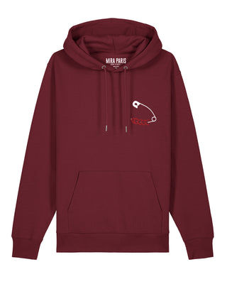 Hoodie Classic Brodé "Heart Pins"