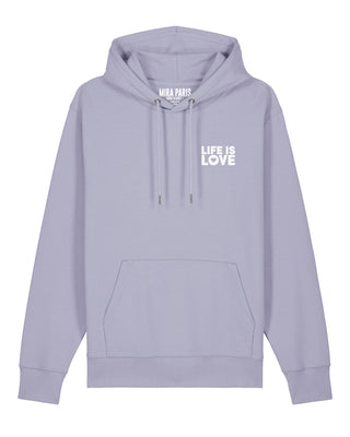 Hoodie Classic Brodé "Life is Love"