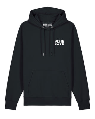 Hoodie Classic Brodé "Life is Love"