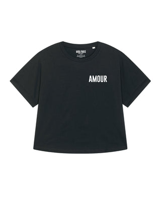 T-shirt Oversize Brodé "Amour"