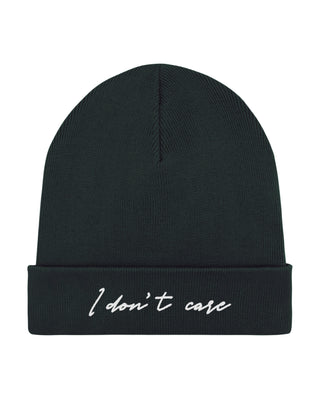 Beanie Classic Brodé "I Don't Care"