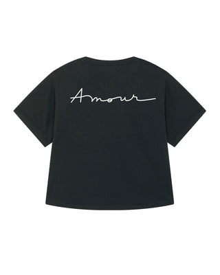 T-shirt Oversize  Imprimé au Dos "Amour"