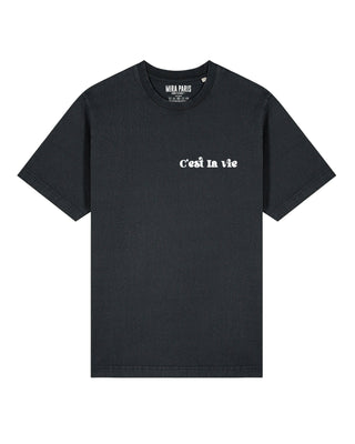 T-shirt Classic Brodé "C'est La Vie"