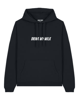 Hoodie Oversize Brodé "Drink My Milk"