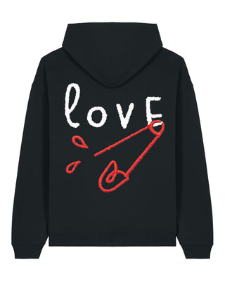 Hoodie Oversize Brodé "Love"