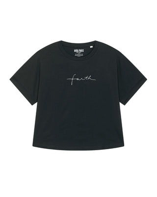 T-shirt Oversize Brodé "Faith"