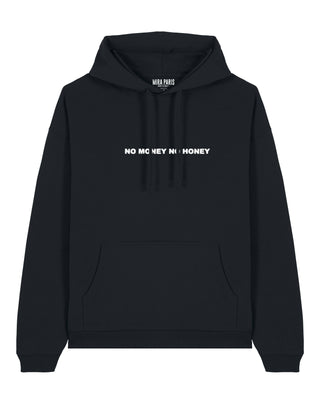 Hoodie Oversize Brodé "No Money No Honey"