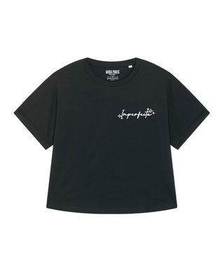 T-shirt Oversize Brodé "Imperfecta"