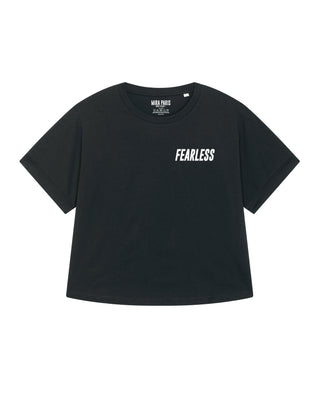 T-shirt Oversize Brodé "Fearless"