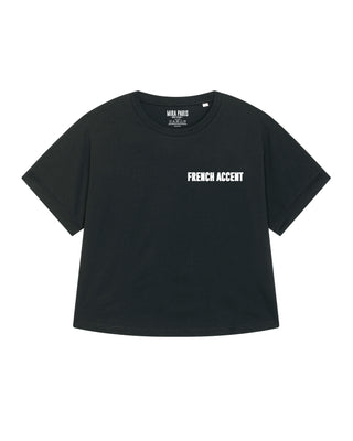 T-shirt Oversize Brodé "French Accent"