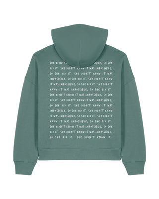 Cropped Hoodie "Impossible"