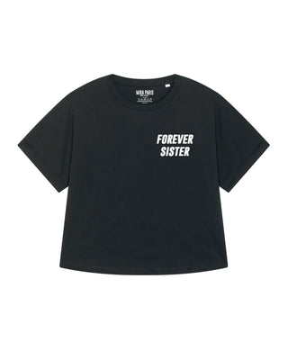 T-shirt Oversize Brodé "Forever Sisters"