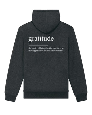 Hoodie Sherpa Brodé "Gratitude"