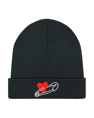 Beanie Classic Brodé "Coeur Pins"