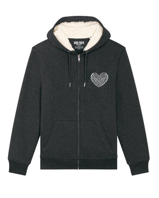 Hoodie Sherpa Brodé "Corazon"