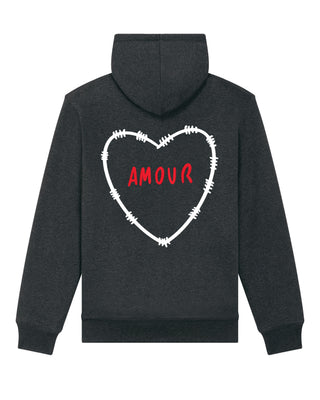 Hoodie Sherpa Brodé "Amour"