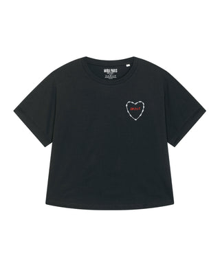 T-shirt Oversize Brodé "Amour"