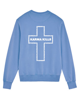 Sweatshirt Vintage Brodé "Karma Kills"