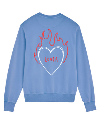 Sweatshirt Vintage Brodé "Lover"