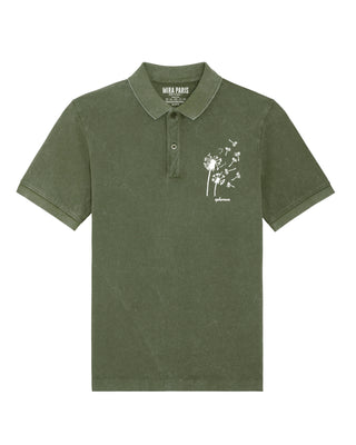 Polo Vintage Brodé "Ephemere"