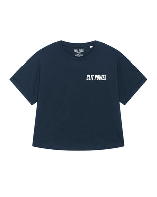 T-shirt Oversize Brodé "Clit Power"