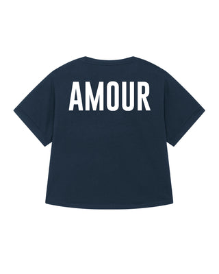 T-shirt Oversize  Imprimé au Dos "Amour"