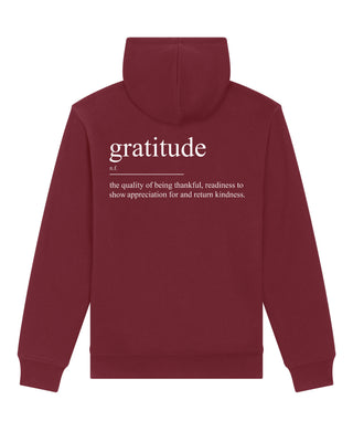 Hoodie Sherpa Brodé "Gratitude"