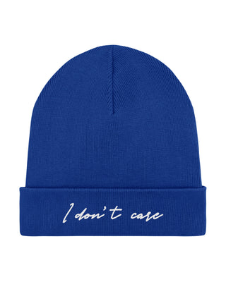 Beanie Classic Brodé "I Don't Care"