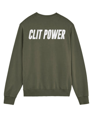 Sweatshirt Vintage Brodé "Clit Power"