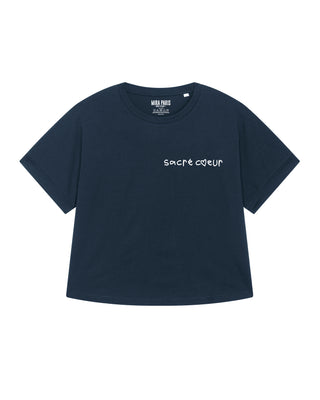 T-shirt Oversize Brodé "Sacré Coeur"