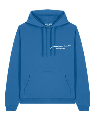 Hoodie Oversize Brodé "Follow Your Heart"