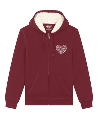 Hoodie Sherpa Brodé "Corazon"