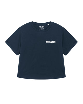 T-shirt Oversize Brodé "Nonchalance"