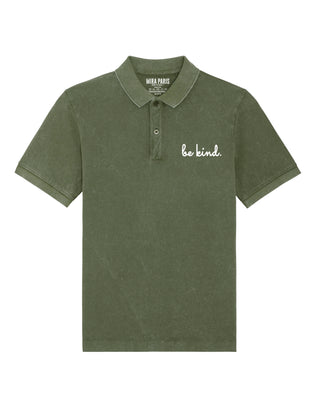 Polo Brodé "Be Kind"